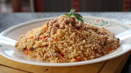 Cómo Hacer Arroz AMARILLO con ATÚN