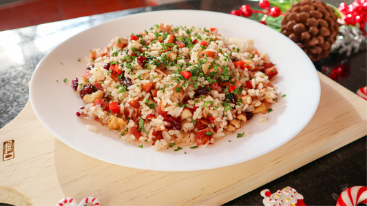 Cómo Hacer ARROZ NAVIDEÑO de FRUTOS SECOS