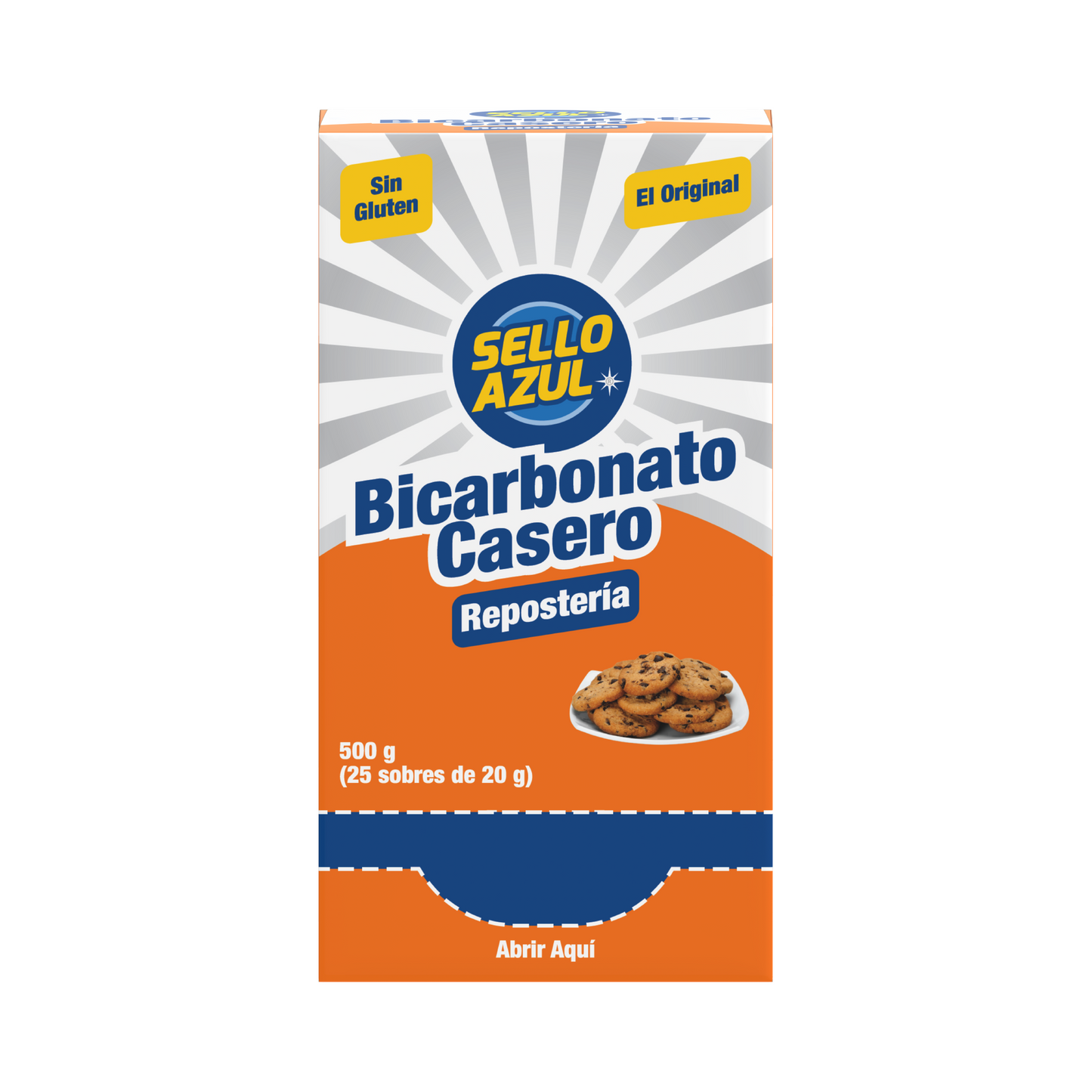 Bicarbonato Casero Dispensador Sello Azul 500g