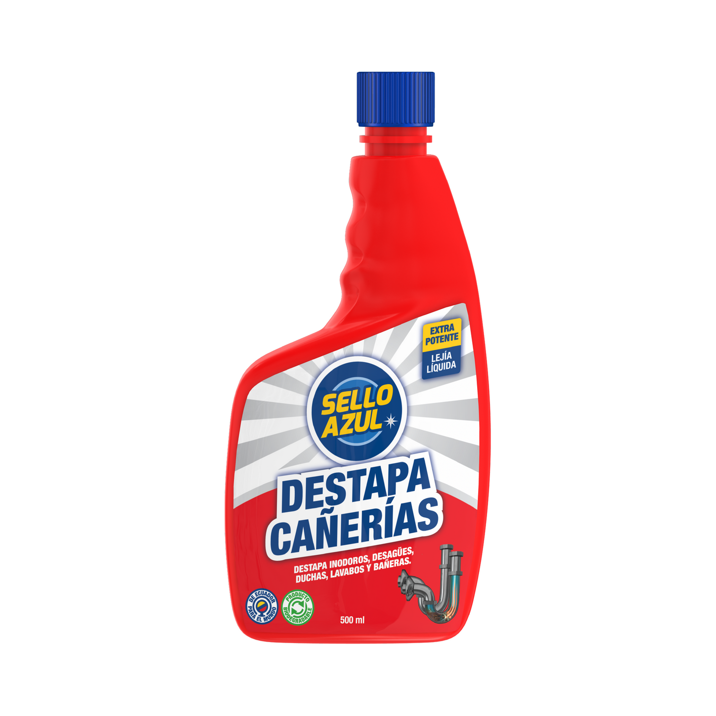 Destapa Cañerías Sello Azul 500 mL