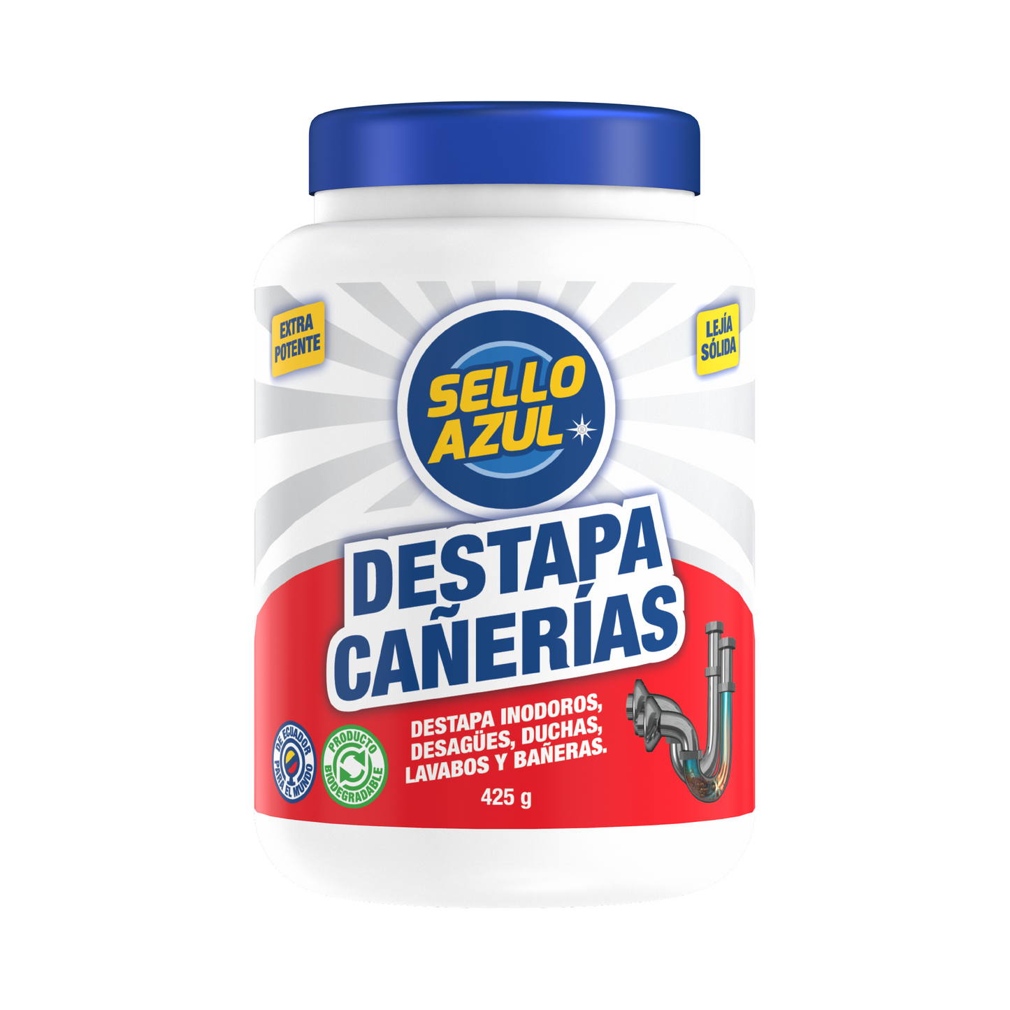 Destapa Cañerías Sello Azul 425 g