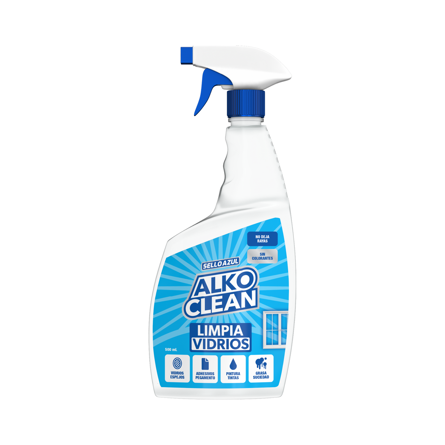 Alko Clean Limpia Vidrios 500 mL Spray