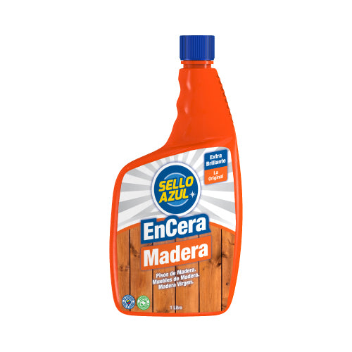 Encera Madera Sello Azul 1 L