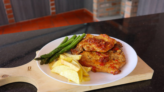 Receta de CHULETAS con MOSTAZA y MIEL jugosas