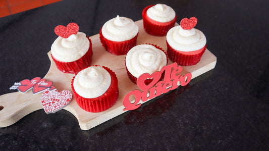 Receta de CUPCAKES RED VELVET cremosos