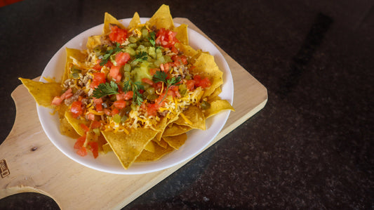 Receta de NACHOS con CARNE y QUESO