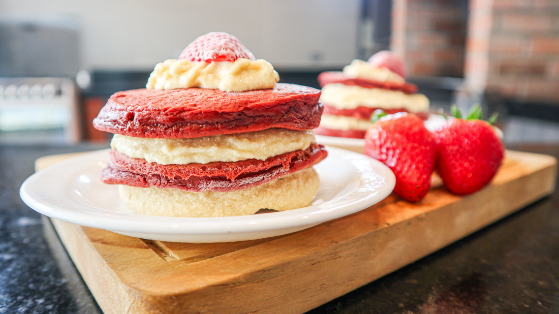 Cómo Hacer PANCAKES de RED VELVET