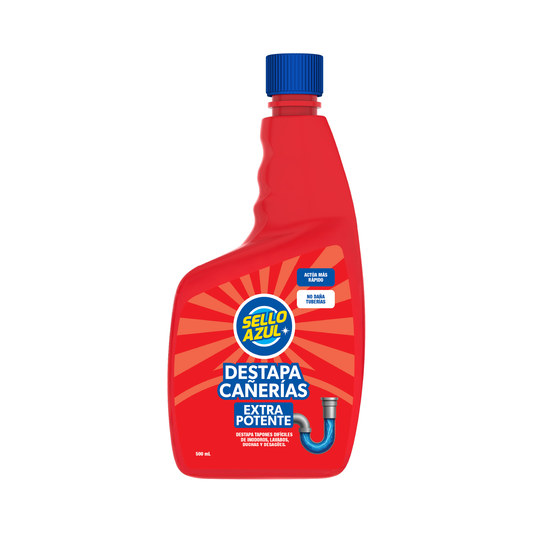 Destapa Cañerías Sello Azul 500 mL