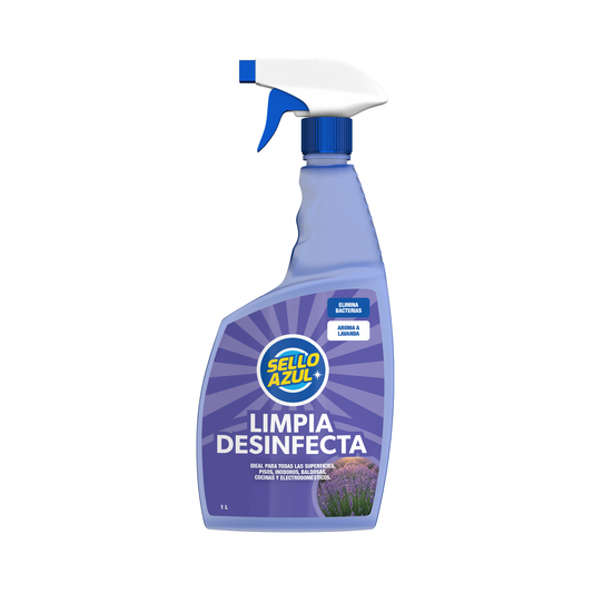 Limpia Desinfecta Lavanda Sello Azul 1 L
