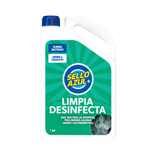 Limpia Desinfecta Eucalipto Sello Azul 1 gal