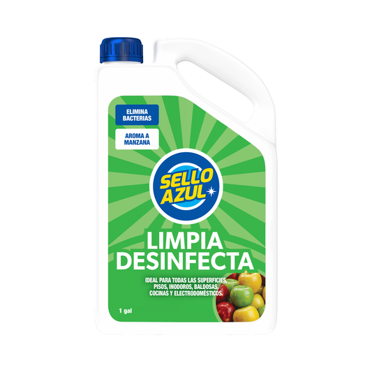 Limpia Desinfecta Manzana Sello Azul 1 gal