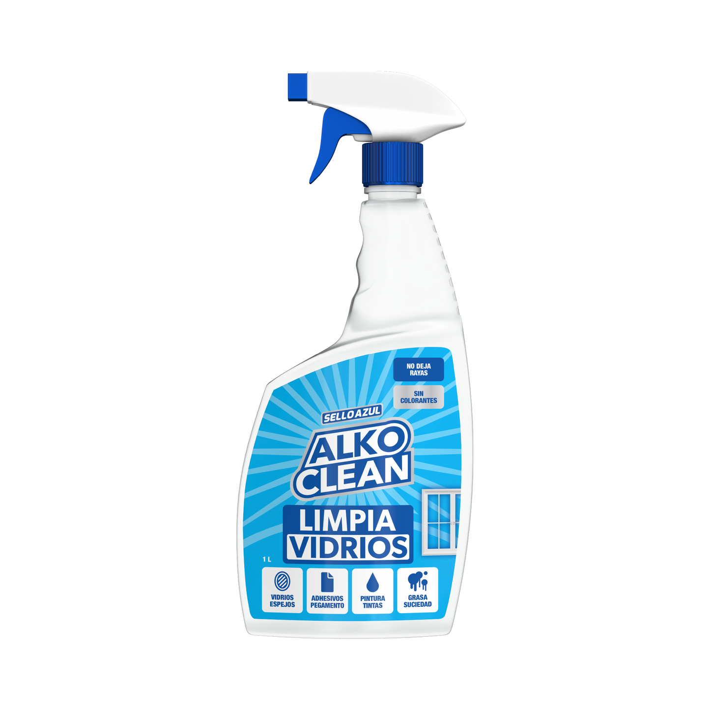 Alko Clean Limpia Vidrios 1 L Spray